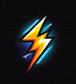 Energiegeladener Blitz